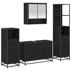 vidaXL Ensemble de mobilier de salle de bain 3 Pièces Chêne artisanal
