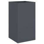 vidaXL Jardinière anthracite 42x38x75 cm acier laminé à froid