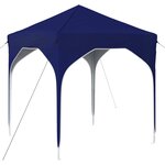 vidaXL Tente de fête pop-up 194 x 194 x 245 cm Bleu