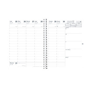 Recharge (Sans Couverture) Agenda Président Spirale FR 21 x 27 cm QUOVADIS