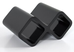 Etagere mur cubes Bouteilles de vin noir