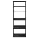 vidaXL Étagère de cuisine Chêne noir 60 x 40 x 168 cm