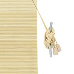 vidaXL Stores et Rideaux de fenêtre Autre Naturel Bambou