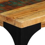 vidaXL Table console 120 x 35 x 76 cm Bois de récupération massif