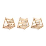 Triangle + toboggan Sammie 2-en-1 naturel