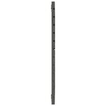 vidaXL Tête de lit murale Gris 96x3x91 5 cm Bois massif de pin