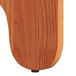 vidaXL Table basse 2 Pièces Marron cire 39 5 x 39 5 x 30 cm