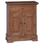 vidaXL Armoire de rangement 63 x 30 x 79 cm Bois de Mahogany Massif