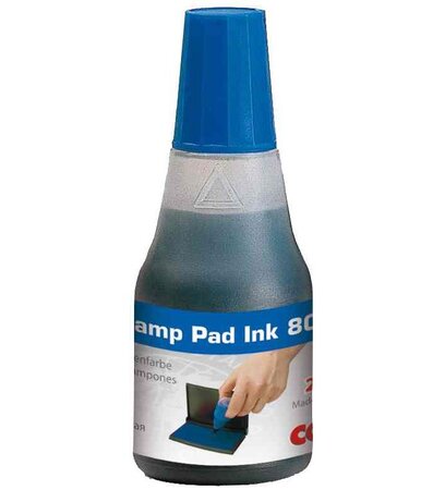 Flacon 25 ml Encre Tampon '801' pour tampon encreur Bleu COLOP