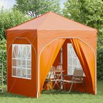 vidaXL Tente de fête pop-up 192 x 192 x 245 cm Orange