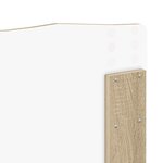 vidaXL Tête de lit Chêne Sonoma 160 cm Bois d'ingénierie
