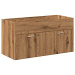 vidaXL Ensemble de meubles salle de bain 4 Pièces bois d'ingénierie