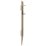 vidaXL Porte-manteau mural Chêne Sonoma 100 x 10 x 100 cm