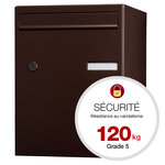 Boite à colis atout 1 porte brun 8019 b