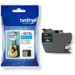 BROTHER - Cartouche d'encre LC421XLC - Cyan haute capacité de 500 pages - Pour DCP-J1050DW