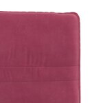 vidaXL Chaises à manger lot de 6 rouge bordeaux velours