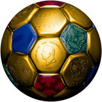 Pièce de monnaie en Argent 10 Dollars g 93.3 (3 oz) Millésime 2026 FIFA SPHERICAL FOOTBALL (PRÉCOMMANDE)