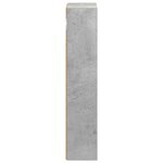 vidaXL Armoire murale de salle de bain Gris Béton 20 x 10 x 50 cm