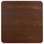 vidaXL Table de bistro Marron foncé 50x50 cm MDF