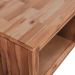 vidaXL Table basse Bois d'acacia massif 90x50x37 5 cm