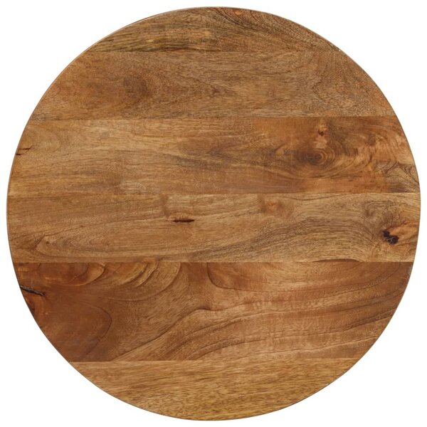 vidaXL Dessus de table Ø 50x2 5 cm rond bois de manguier massif