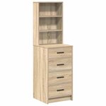 vidaXL Haut Armoire Chêne sonoma 40 x 41 x 135 cm Bois d'ingénierie