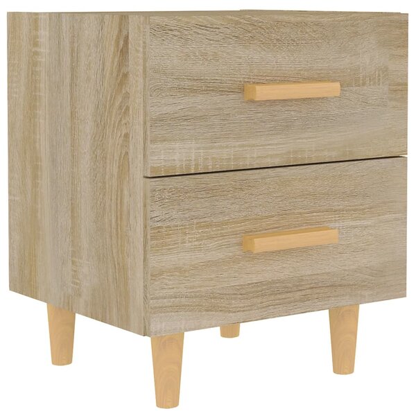 vidaXL Table de chevet Chêne sonoma 40x35x47 5 cm