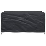 vidaXL Housse pour mobilier d'extérieur Noir 172 x 113 x 73 cm 600D