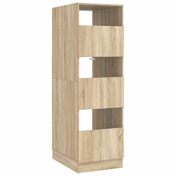 vidaXL Armoire à Laver Sonoma 50 x 68 x 162 cm Bois d'ingénierie