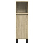 vidaXL Armoire salle de bain chêne sonoma 30x30x100 cm