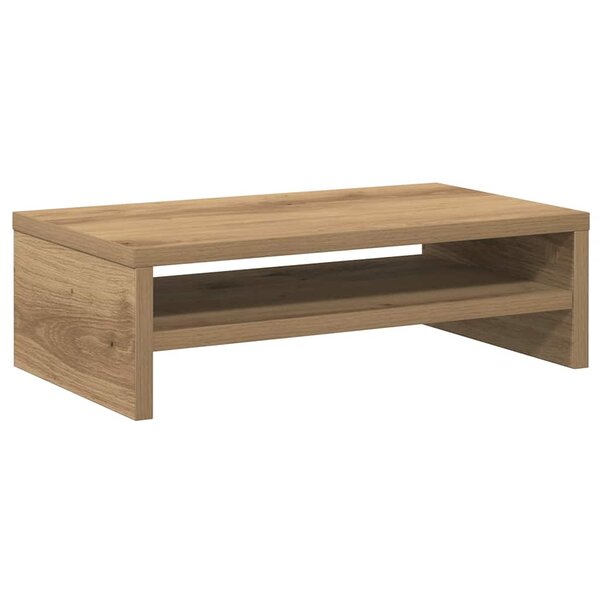 vidaXL Support de moniteur chêne artisanal 42x24x13 cm bois ingénierie