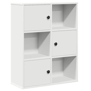 vidaXL Bibliothèque blanc 60x24x76 5 cm bois d'ingénierie