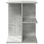vidaXL Tables de chevet 2 Pièces gris béton 46 5x29x61 cm bois ingénierie