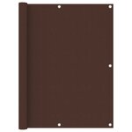 vidaXL Écran de balcon Marron 120x600 cm Tissu Oxford