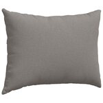 vidaXL Coussins de canapé 2 Pièces Taupe 70 x 50 cm tissu