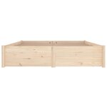 vidaXL Cadre de lit avec tiroirs 140x190 cm Double