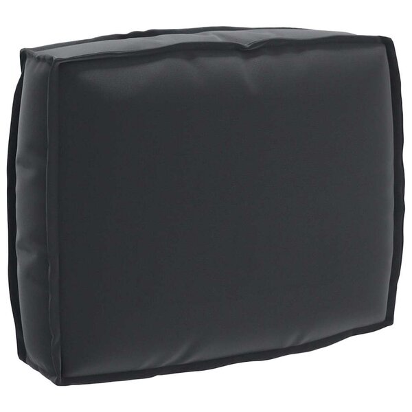 vidaXL Coussin pour dossier de palette Noir 50 x 40 x 12 cm