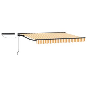 vidaXL Auvent rétractable électrique 3 5 x 2 m