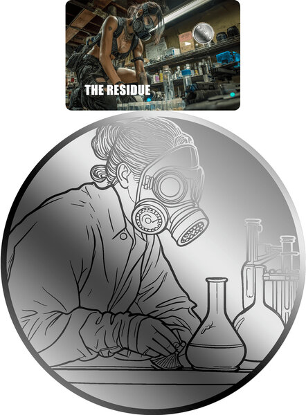 Monnaie RESIDUE 1/1000 Oz Palladium 12$ Liberia 2026 (PRÉCOMMANDE)
