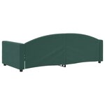 vidaXL Lit de repos vert foncé 90x200 cm velours