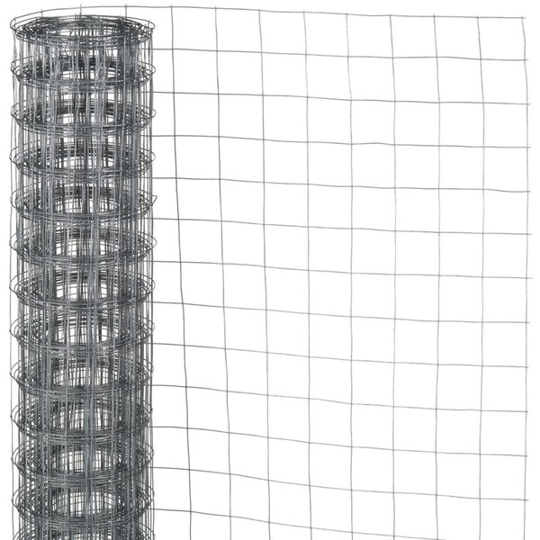 Nature Grillage métallique carré 0 5x5 m 13 mm Acier galvanisé