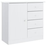 vidaXL Buffet ALTA blanc 77x35x73 cm bois massif de pin
