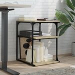 vidaXL Support d'imprimante à 3 niveaux chêne sonoma 43x48x64 cm