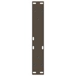 vidaXL Pieds de table basse en forme de V  2 pièces  acier naturel  40 x (30-31 3) cm