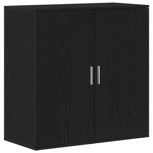 vidaXL Buffet Chêne noir 79 x 38 x 80 cm Bois d'ingénierie