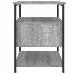 vidaXL Table de chevet sonoma gris 40x42x56 cm bois d'ingénierie