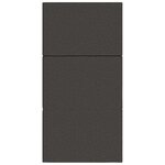 vidaXL Canapé-lit pliable 100 x 67 x 45 cm Gris foncé