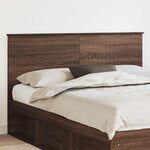 vidaXL Tête de lit Chêne brun 160 cm Bois d'ingénierie