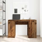 vidaXL Bureau vieux bois 120x42x76 cm bois d'ingénierie