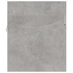 Vidaxl armoire d'évier gris béton 80x38 5x46 cm aggloméré